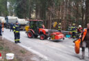 Oö: 4-Stunden-Öleinsatz nach techn. Defekt an Lkw in Maria Neustift