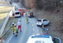 Sbg: Pkw-Überschlag mit verletzter Person auf B 311 in Schwarzach