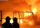 Ktn: Nächtlicher Wirtschaftsgebäude-Großbrand in Feistritz im Rosental