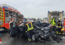 D: Schwierige Anfahrt zu Unfall mit Personenrettung auf A 3 bei Königswinter