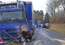 Stmk: Pkw kollidiert mit Lkw → ein Toter (23) auf der Hochstraße zwischen Ligist und Steinberg