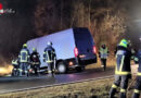 Oö: Bergung eines “eingegrabenen” Kleintransporters in Gaflenz