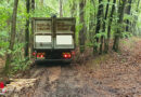 Bgld: Lkw-Bergung auf Forstweg in St. Martin an der Raab