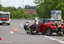 Oö: Kollision Pkw-Kleintransporter auf B 134 in Wallern