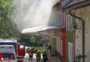 Oö: Brand in einem Wohn- und Firmengebäude in Eberstalzell
