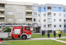 Oö: Rasch gelöscher Brand auf Balkon einer Mehrfamilienhauses in Wels