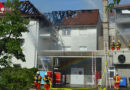 D: Balkonbrand in Bruchsal sorgt für ausbreitendes Dachstuhlfeuer → „Brand 6“