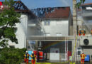 D: Balkonbrand in Bruchsal sorgt für ausbreitendes Dachstuhlfeuer → “Brand 6”