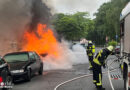 D: “Eineinhalb” brennende Pkw in Moers