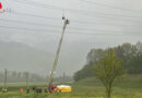 Schweiz: Gleitschirmflieger mit Verbrennungen nach 3 Stunden in 30 m Höhe aus Hochspannungsleitung gerettet