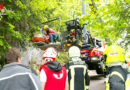 Vbg: Forstarbeiter in Götzis von Felsbrocken getroffen und schwer verletzt über Hang gestürzt → TMB-Einsatz