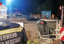 Bgld: Pkw in Mattersburg in Baugrube gestürzt → Schwerkran-Assistenz aus Wr. Neustadt bei Bergung