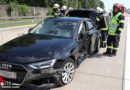 Oö: Kollision zwischen zwei Autos und einem Wohnmobil auf Westautobahn (A 1) bei Sattledt