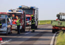 Oö: Verletzte bei Kollision zwischen Pkw und Traktorgespann in Kremsmünster
