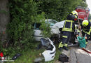 Oö: Pkw-Lenkerin in Steinerkirchen gegen Baum geprallt