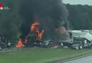 USA: Drei Tote bei Kollisionen samt Bränden auf der Interstate 30 im Südwesten von Arkansas