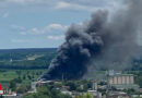 Bgld: Großbrand im Fernheizwerk Jennersdorf, zwei Fw-Leute leicht verletzt