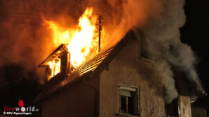 D: Wohnhausbrand mit anfänglich vermisster Person in Herbertingen