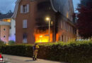 Schweiz: Vollbrand am Balkon eines Wohnhauses in Zug