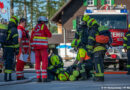 Oö: Feuerwehrübung – Brand im Landesjugendhaus auf der Höss