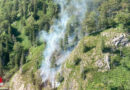 Oö: Waldbrand-Einsatz in Ebensee bei der Goffhöhe am 23. und 24. Juli 2022