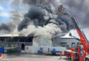 D: Großbrand im Brötzinger Tal → Lagerhalle in Pforzheim abgebrannt