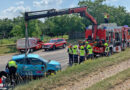 Bgld: FF Mattersburg bei Verkehrsunfall auf L 219 und Ölaustritt im Einsatz