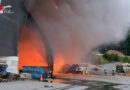 Schweiz: Großfeuer in Abfallentsorgungszentrum in Tavannes → Landwirte unterstützen Wasserversorgung