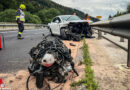 Stmk: Motorblock-Verlust bei Pkw-Alleinunfall auf der A 9 bei Mautern