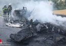 D: Wohnmobil brennt nach Werkstättenbesuch in Andernach komplett nieder
