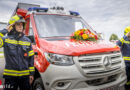 Oö: Segnung des neuen Kleinlöschfahrzeuges der Feuerwehr Alkoven