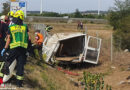 Bgld: Drei Tote und 13 Verletzte bei Unfall mit Kastenwagen mit 21 Personen bei Kittsee