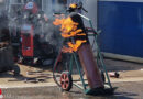 Sbg: Brennende Acetylengasflasche in St. Veit von Einsatzkommando “Cobra” aufgeschossen