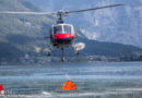 Sbg: Kleinen Waldbrand in Strobl mit Polizeihubschrauber-Unterstützung bekämpft