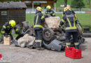 Oö: Firefighting Rescue Training-Event neben dem Feuerwehrfest in Spital am Pyhrn