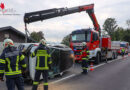 Oö: Pkw-Überschlag über eine Böschung in Altmünster