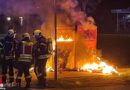 D: Brand eines Kleidercontainers in Kranenburg
