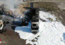 D: Großbrand in Gangelt → mehrere Lastwägen brennen in Spedition (inkl. Aluminiumbrand)