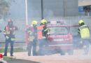 Stmk: Branddienst-Abschnittsübung im Studienzentrum der Montanauniversität in Leoben