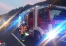 Stmk: Unfall nach Reifenplatzer auf der A9 bei Gaishorn → e-call alarmiert Helfer