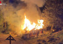 Schweiz: Chalet in Oberems brennt völlig nieder