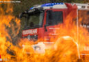 Stmk: Werkstätten- und Fahrzeugbrand in Krottendorf-Gaisfeld → acht Wehren im Einsatz