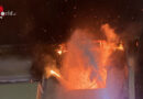 Oö: Großeinsatz bei Brand in einem Mehrparteienwohnhaus in Wolfsegg am Hausruck