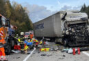 Ktn: Sattelschlepper kracht auf A 10 kurz vor dem Kroislerwandtunnel auf Asfinag-Absicherungs-Lkw