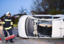 Oö: Auto-Überschlag in Hofkirchen im Traunkreis