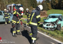 Oö: Frontalzusammenstoß auf der B143 im Bereich Hochmooser Kurve in Ungenach