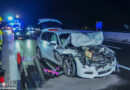 Stmk: Pkw kracht auf A 2 bei Lieboch auf Kleintransporter auf