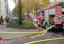 D: Kellerbrand in Essen → 11 Bewohner, darunter zwei Kinder, über Drehleiter und mit Brandfluchthauben gerettet