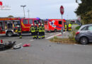 D: Feuerwehr- und Rettungshubschrauber-Einsatz bei Motorradunfall in Sprockhövel