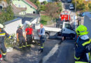 Bgld: Klein-Lkw und Tieflader-Anhänger machten sich selbstständig auf und davon → Bergungseinsatz in Wiesen